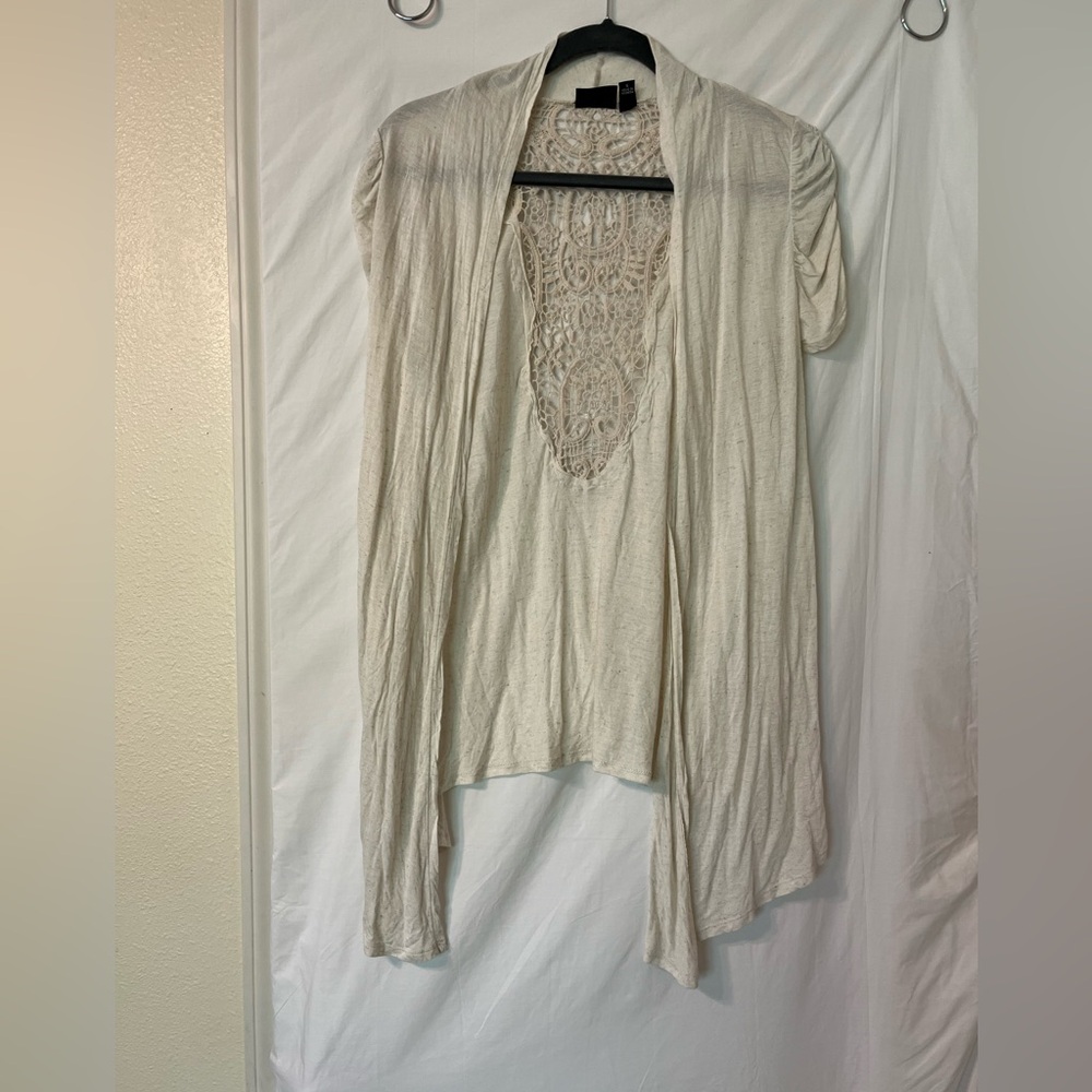 A.N.A. Lightweight cover. Cream colored